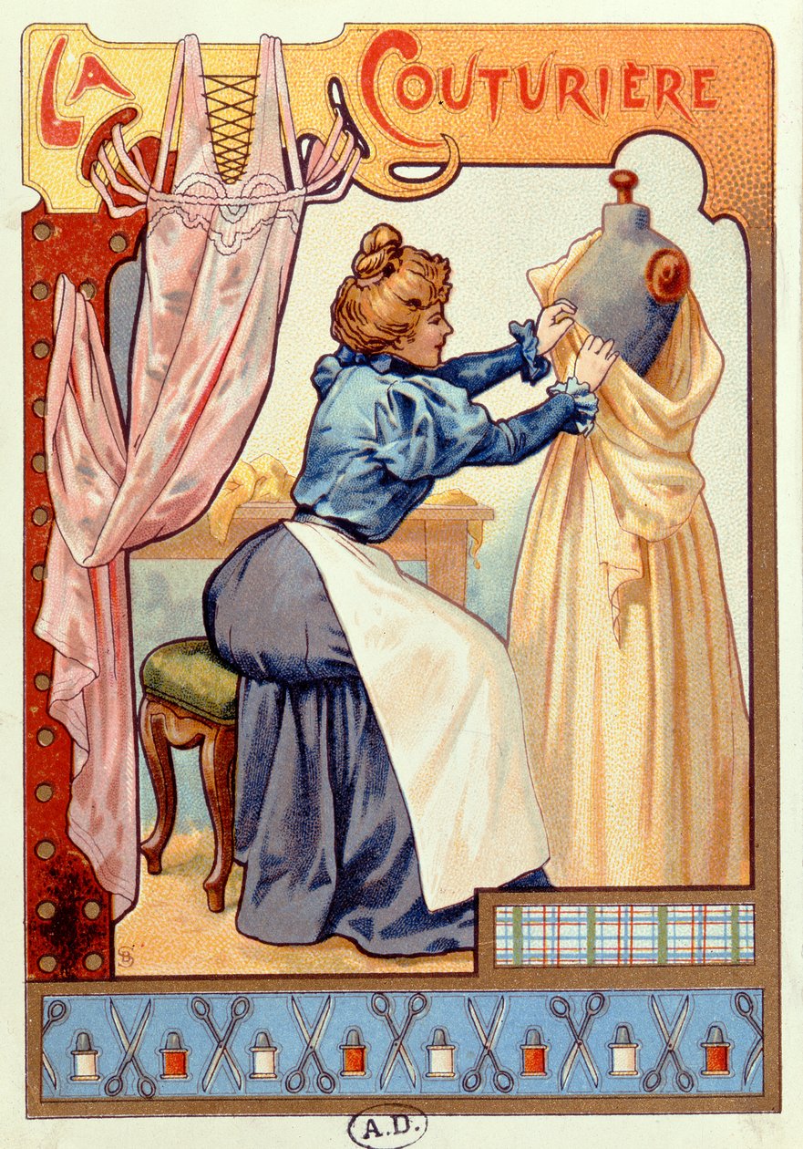 El modisto, 1899 de French School