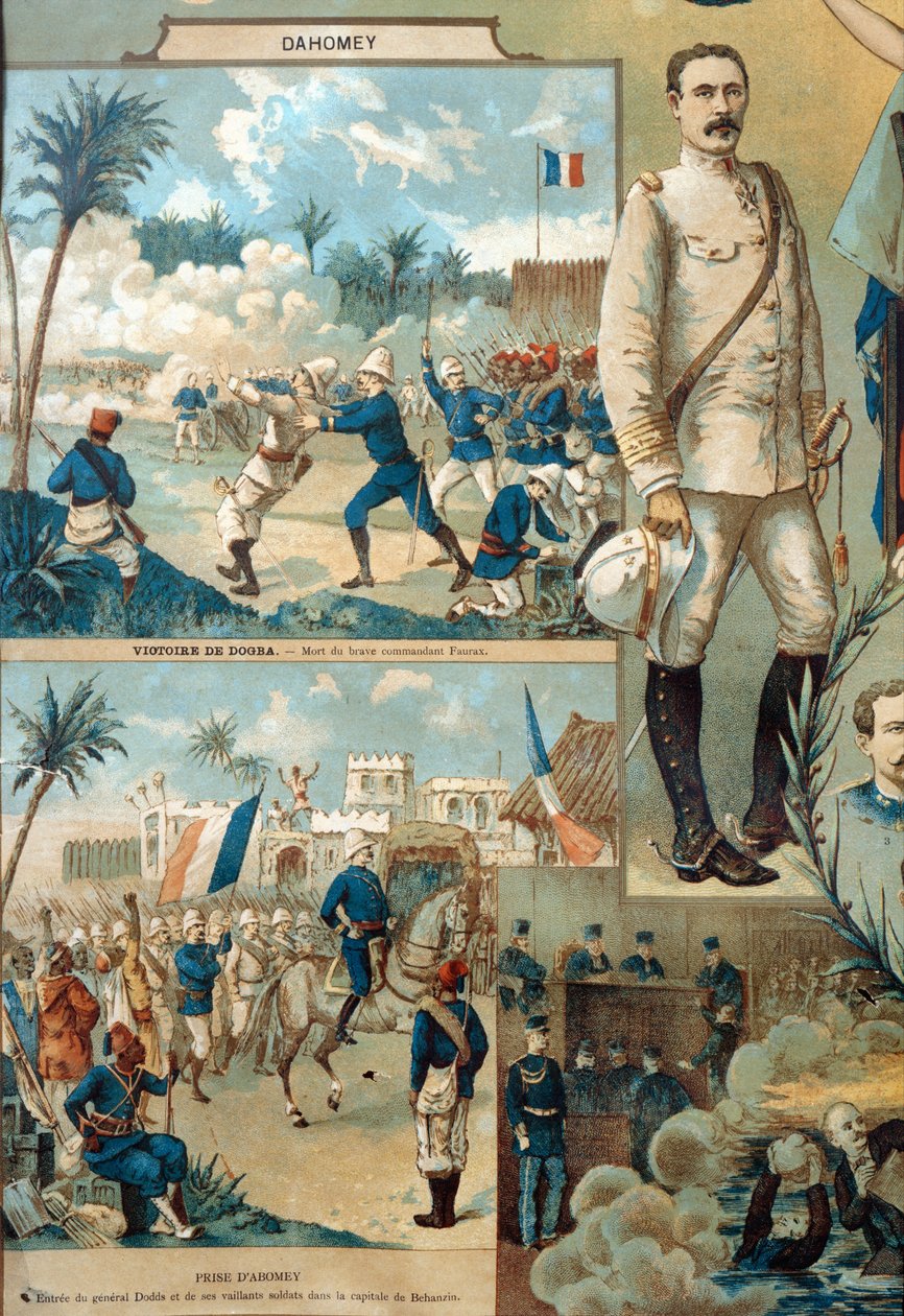 La Campaña de Dahomey de 1892 de French School