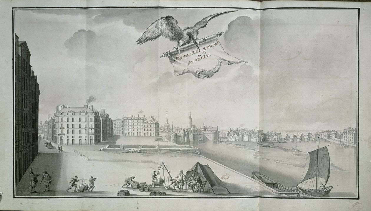 La Gabelle, Nantes, en 1723 de French School