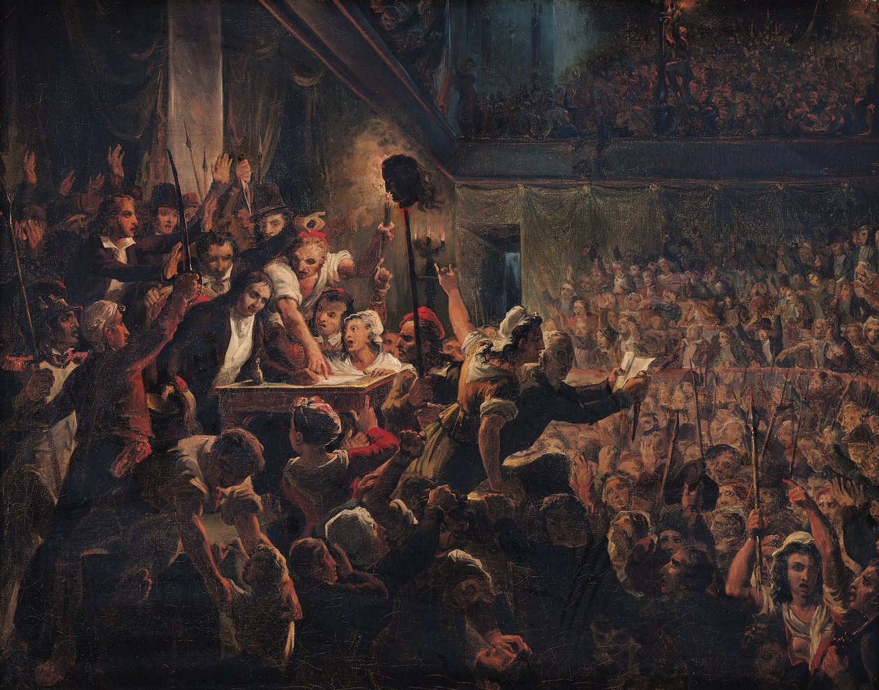 La cabeza del diputado Jean Feraud (1759-95) presentada a François Antoine Boissy d