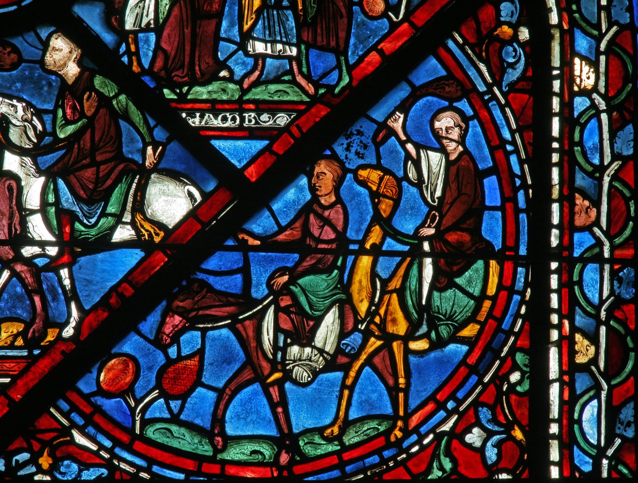 La ventana de José: sus hermanos regresan de Egipto de French School
