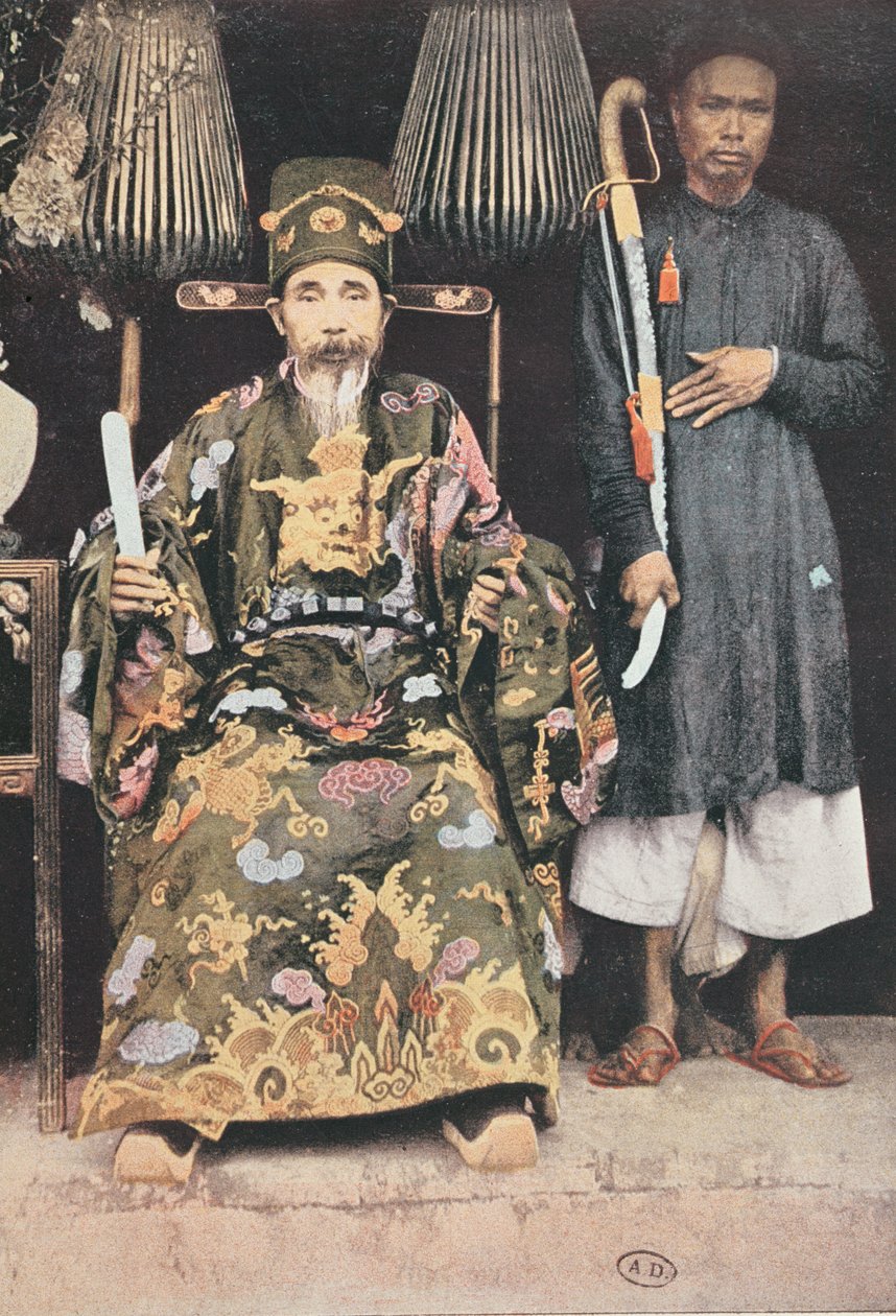 El Kinh Luoc o Virrey del Emperador en Tonkin, 1896 de French School