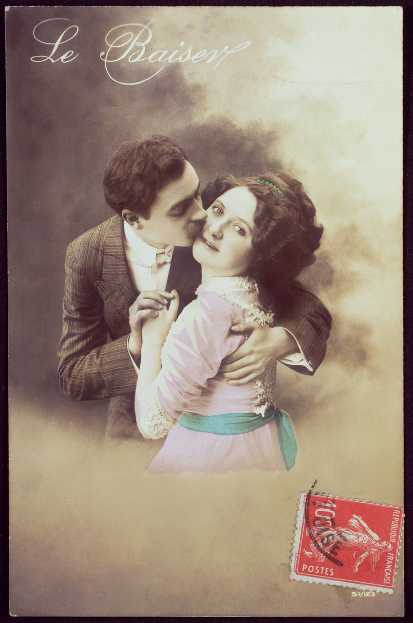 El beso, 1910-20 de French School