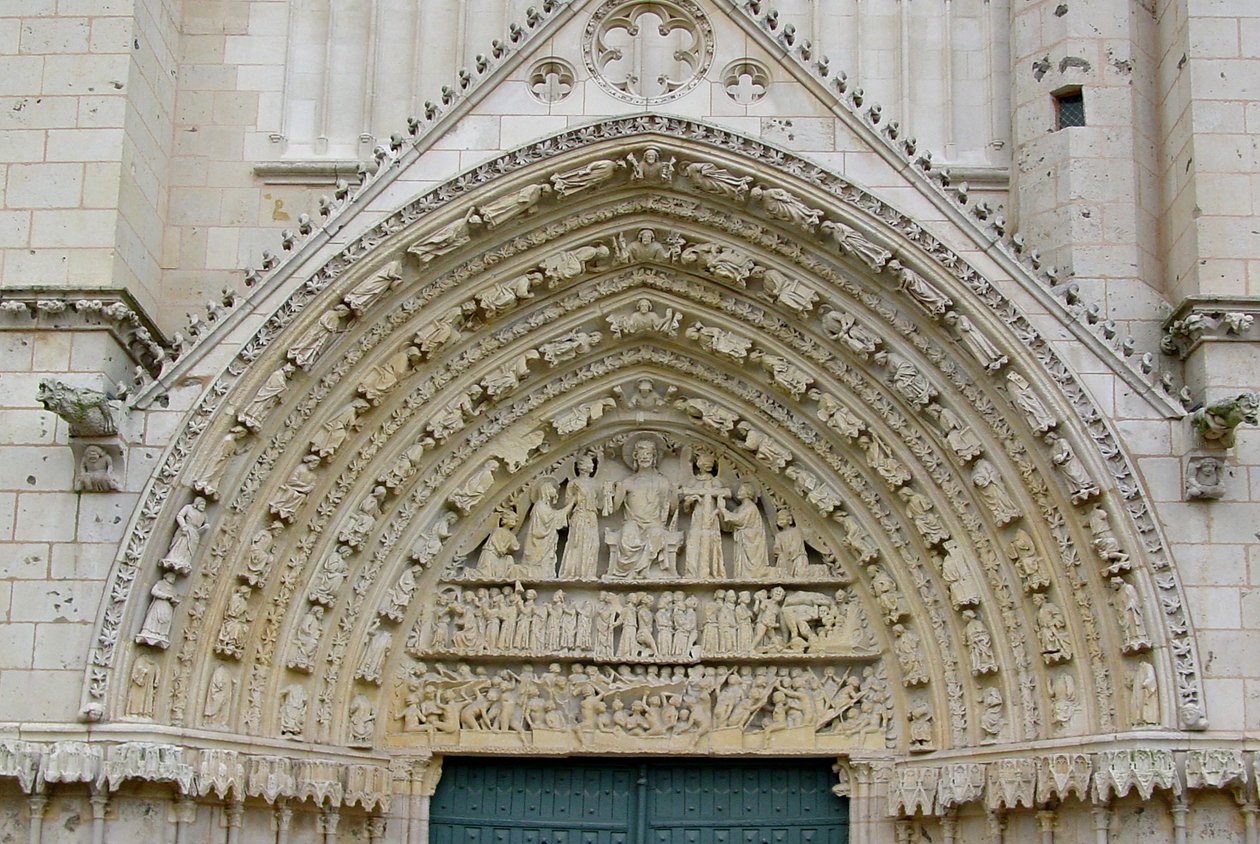 El Juicio Final, del tímpano central de la fachada oeste de French School