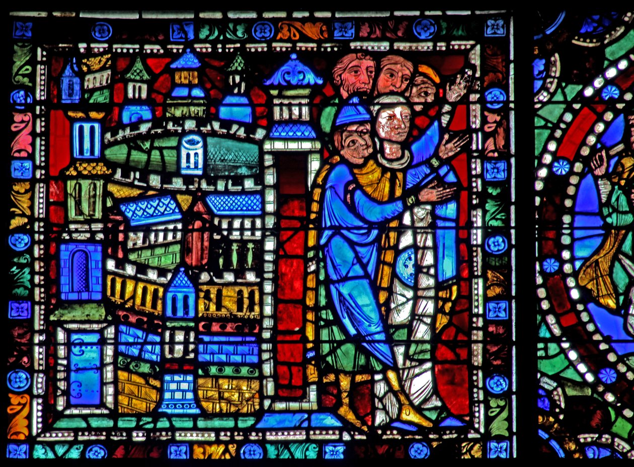 La vida de Cristo: La huida a Egipto - los habitantes de Jerusalén dan la bienvenida al regreso de French School