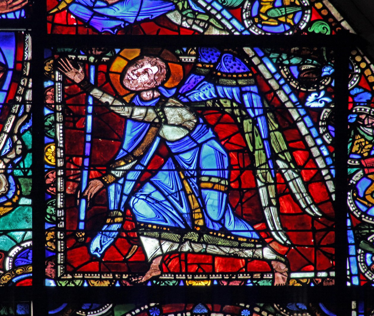 La vida de Cristo: Un ángel de French School