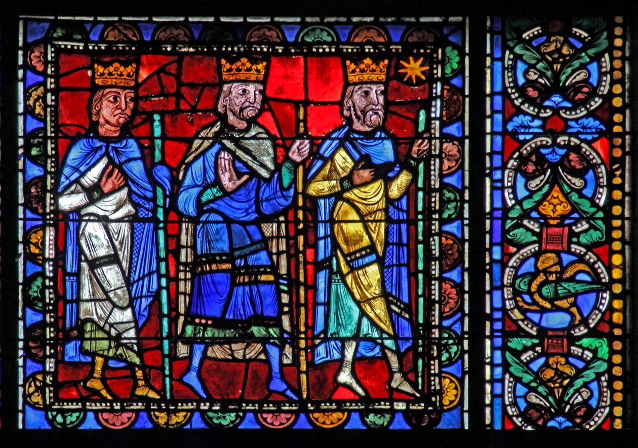 La vida de Cristo: La partida de los Magos de French School