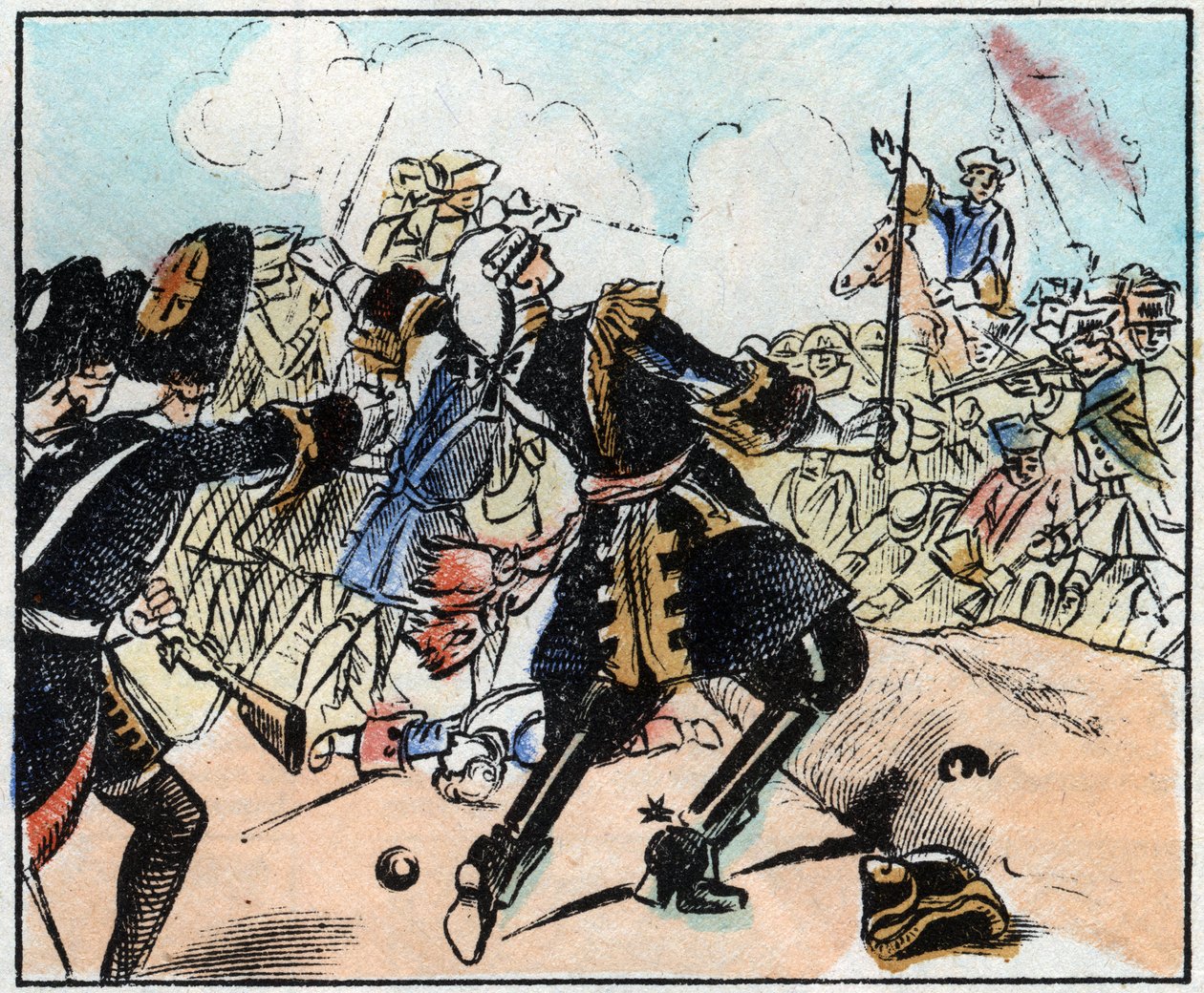 El Marqués de Montcalm (Louis Joseph de Montcalm) de French School