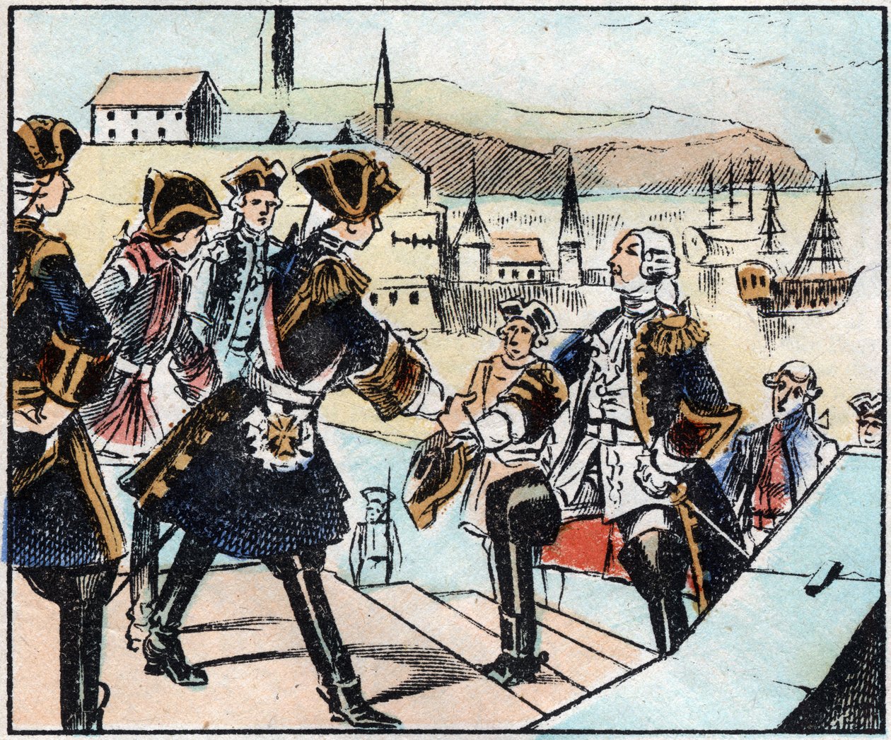 El Marqués de Montcalm (Louis Joseph de Montcalm de French School