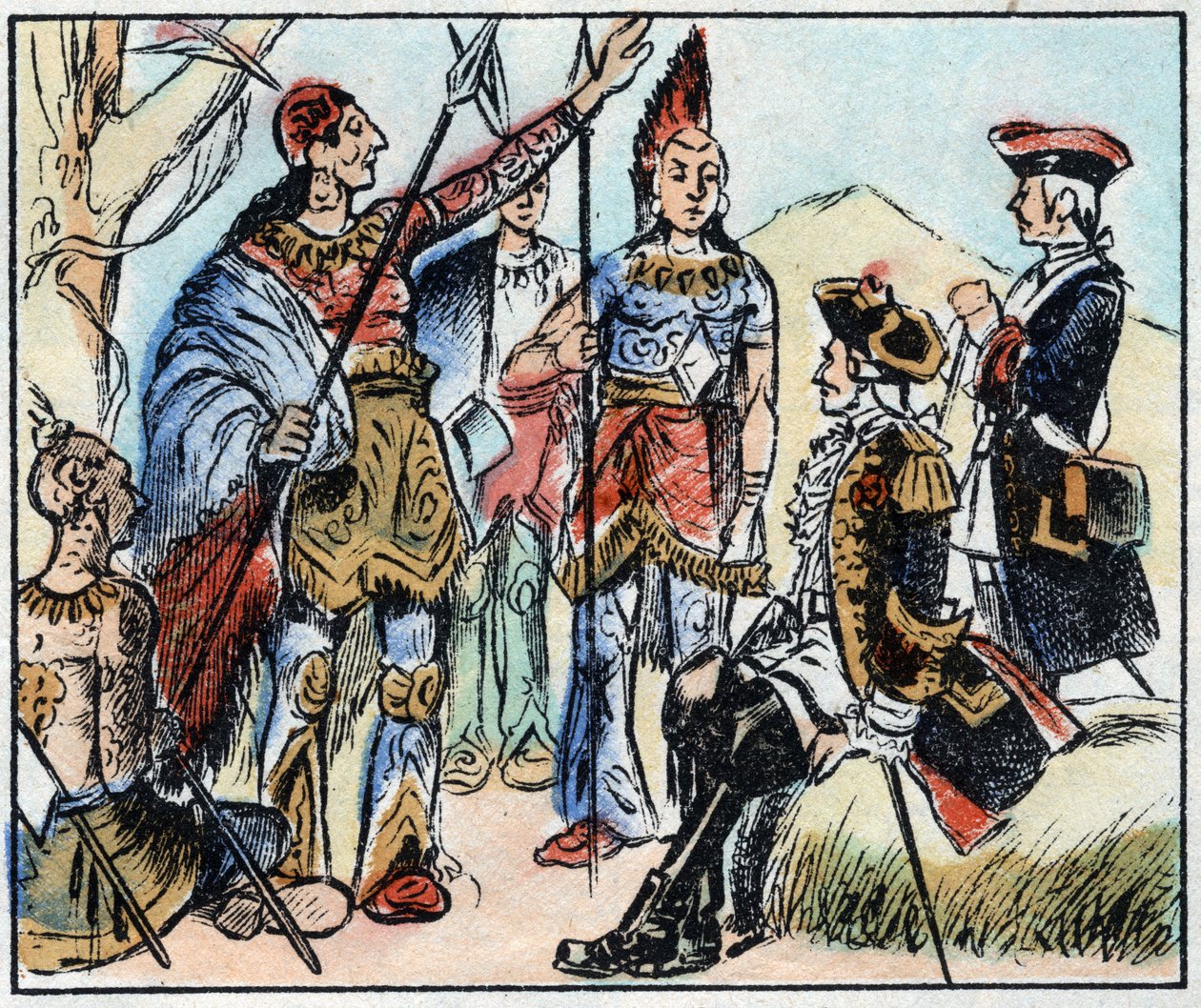 El Marqués de Montcalm (Louis Joseph de Montcalm) de French School