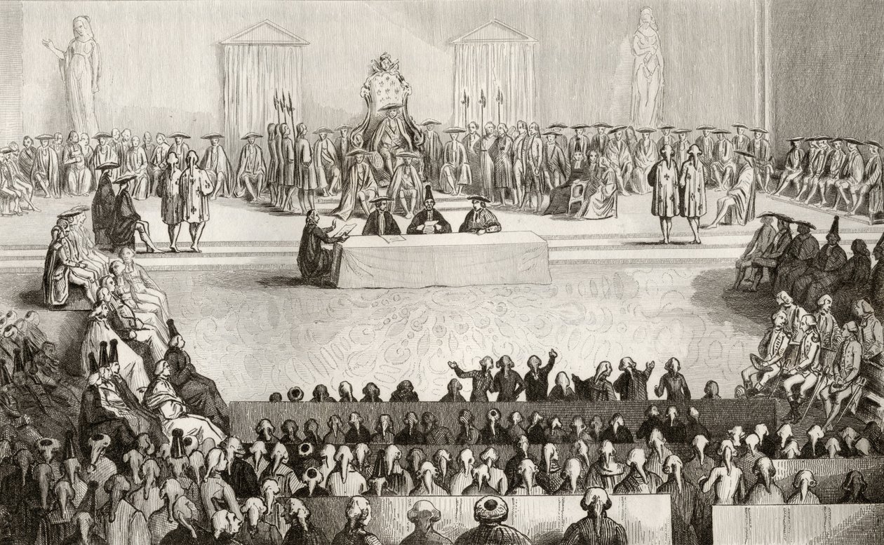 La Asamblea Nacional durante el reinado de Luis XVI (1754-93) de 
