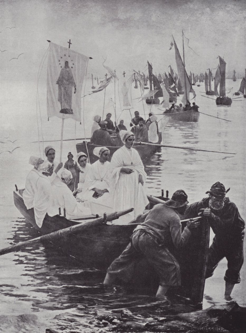 El Perdón de Santa Ana (litografía) de French School