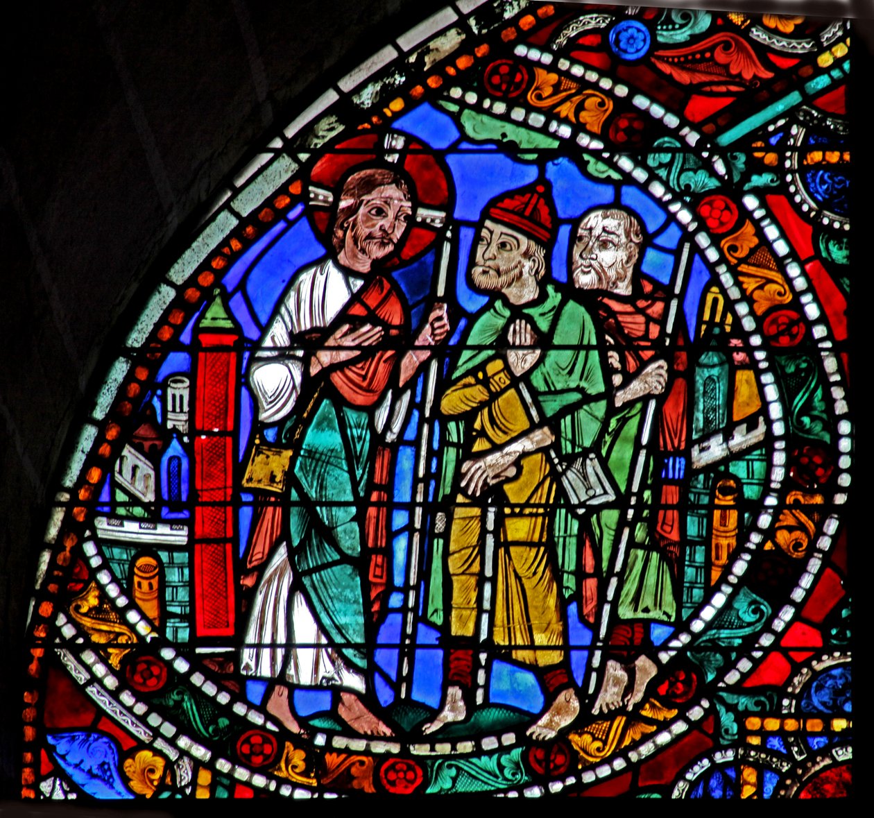 La ventana de la Pasión: Ciclo de Resurrección - Camino a Emaús de French School