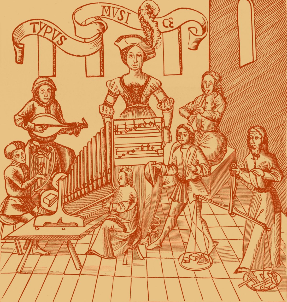 La personificación de la música de French School