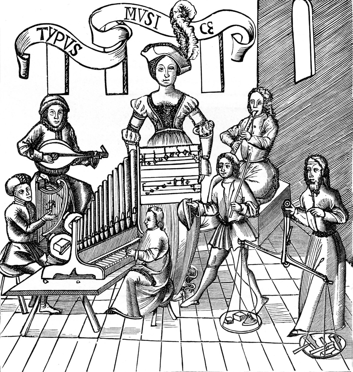 La personificación de la música de French School