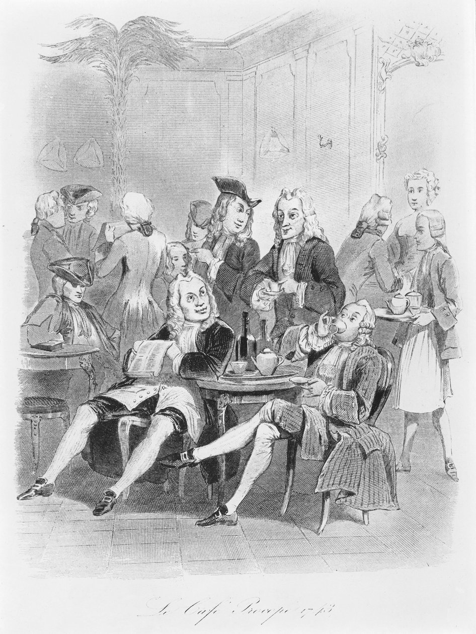 El Procope en 1743, c.1840 de French School