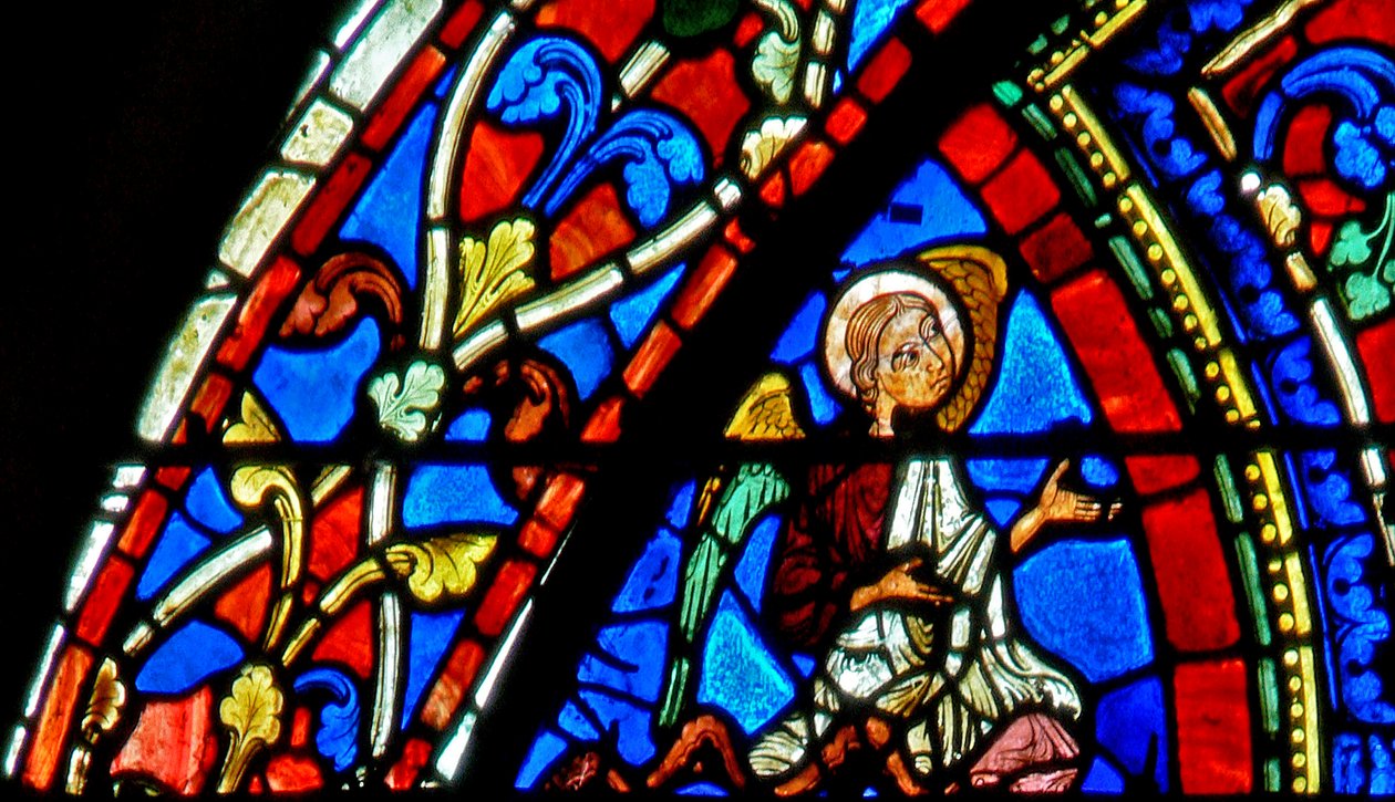 La ventana del Hijo Pródigo: un ángel de French School