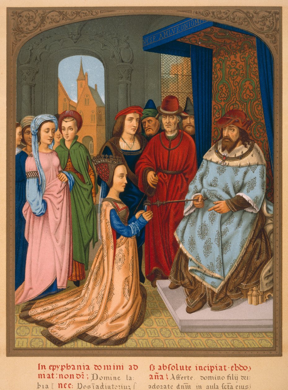 La Reina de Saba ante Salomón de French School