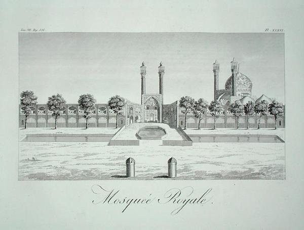 La Mezquita Real en Isfahan, de 