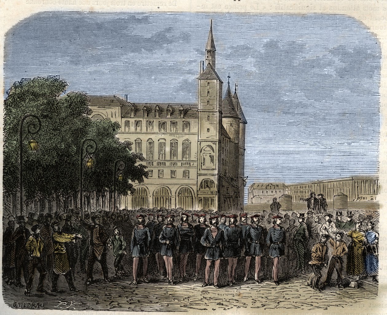 El Saint-Simonianismo 1820-30 - Saint-Simonismo - Saint-Simonianismo - Los Saint-Simonianos - grabado de French School