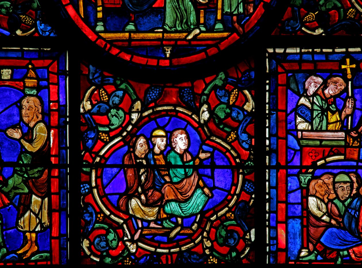 Ventana de San Martín: decorativa de French School