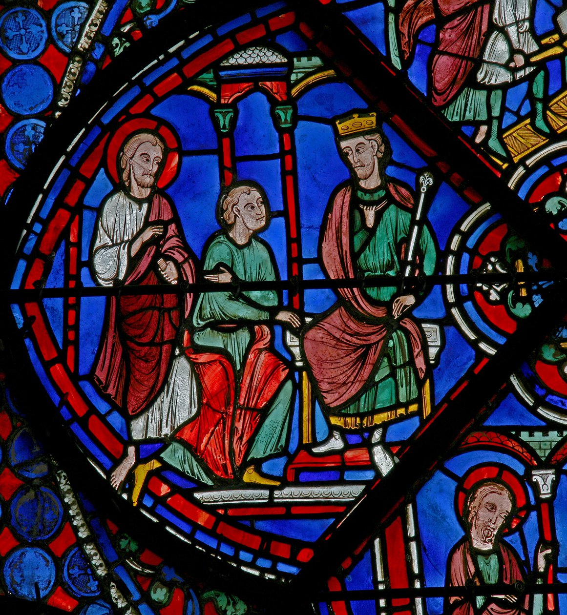La ventana de San Tomás: es presentado al rey de French School