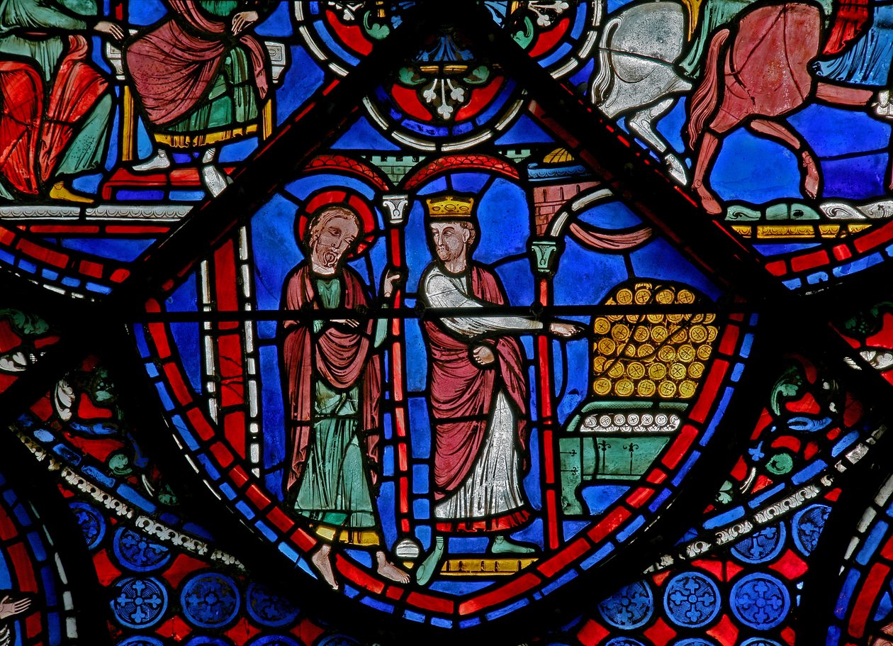La ventana de San Tomás: el rey le muestra oro de French School