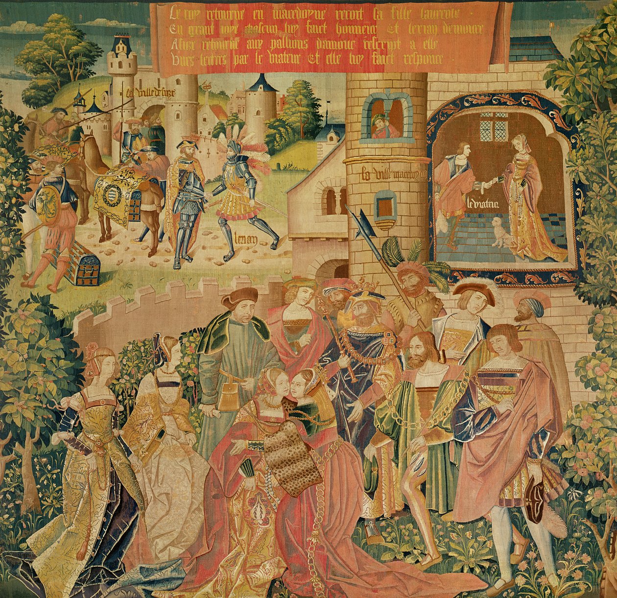 La historia de Perseo, siglo XV-XVI de French School