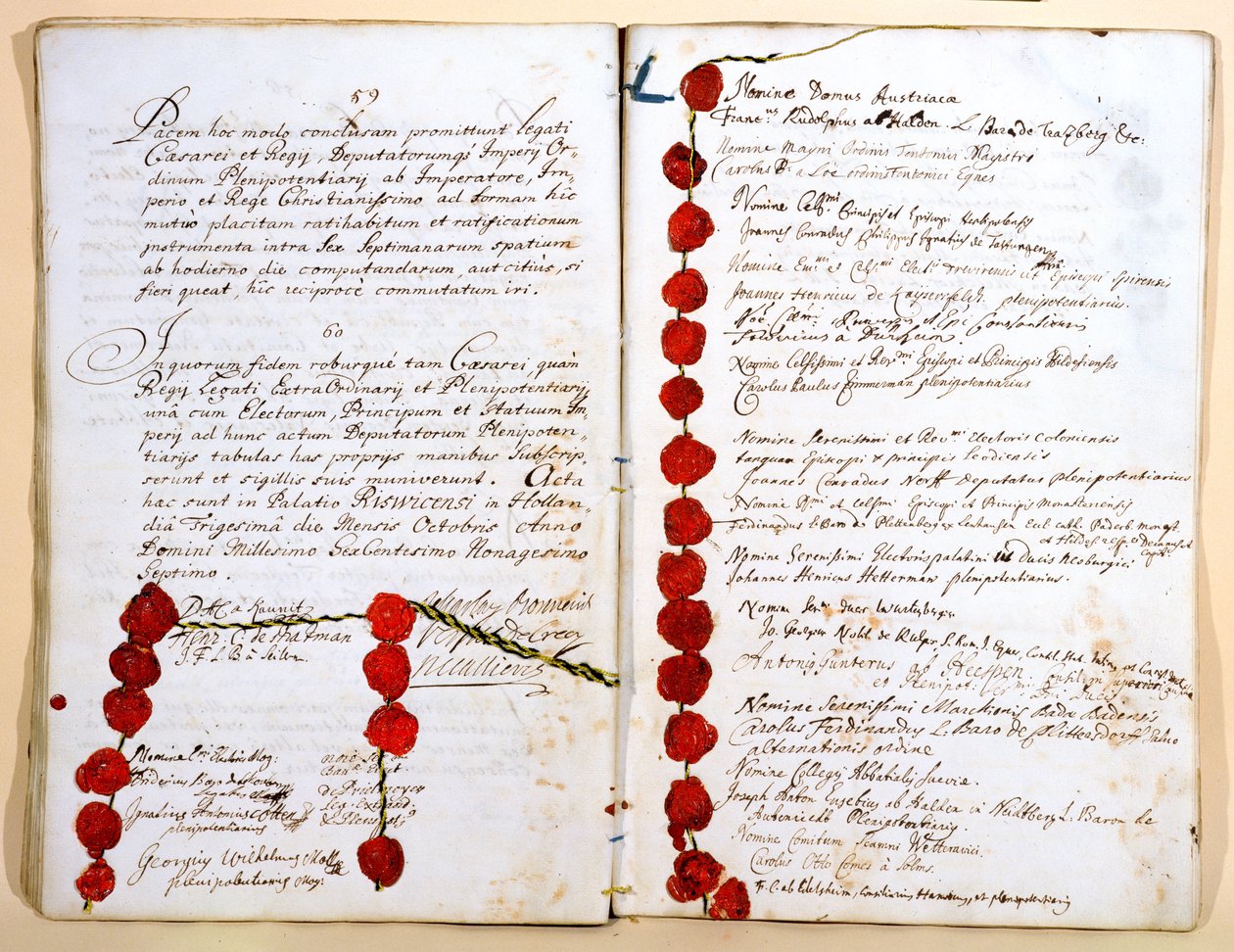 El Tratado de Ryswick, 30 de octubre de 1697 | French School