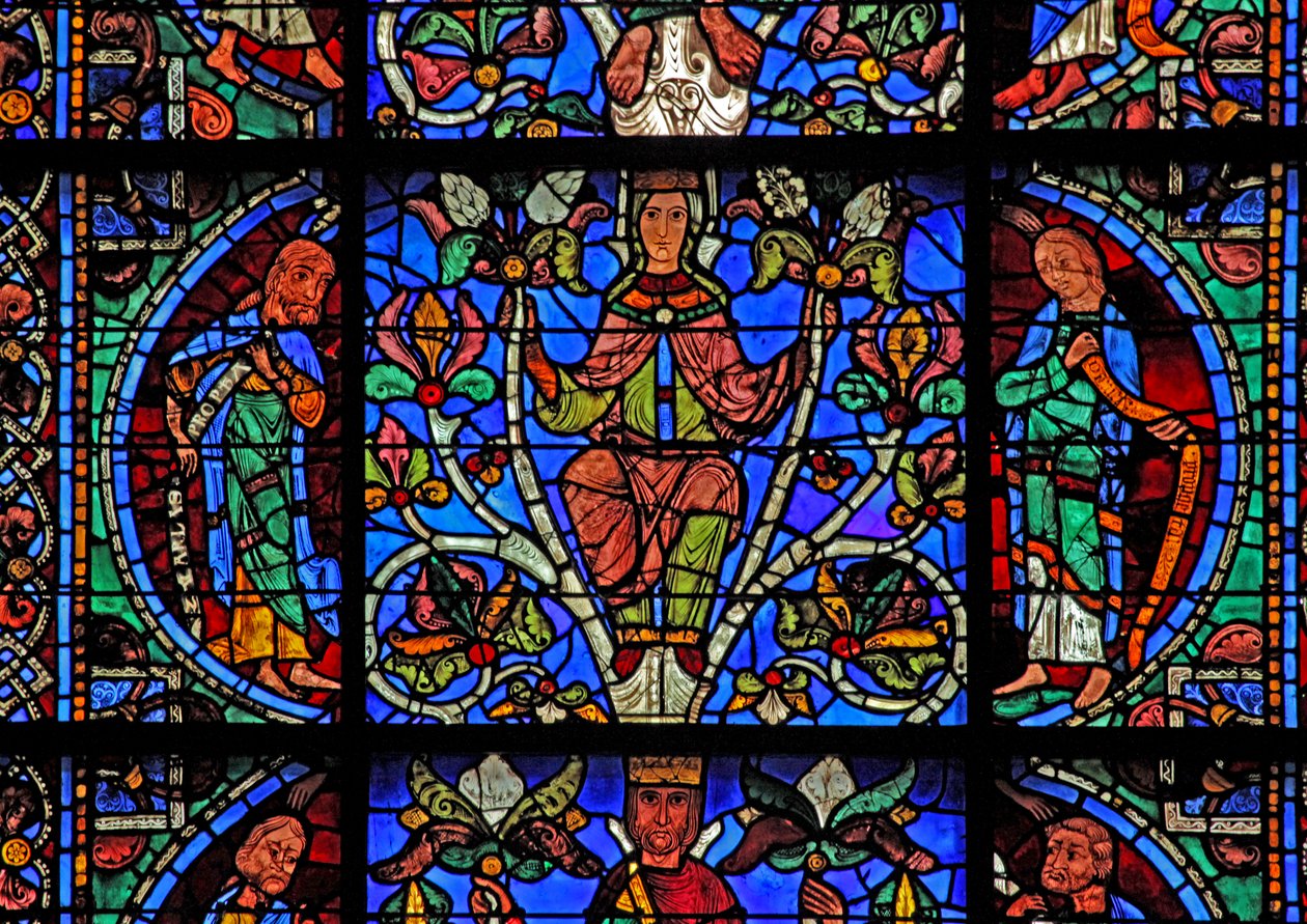 El Árbol de Jesé: Un profeta, la Virgen María, Daniel de French School