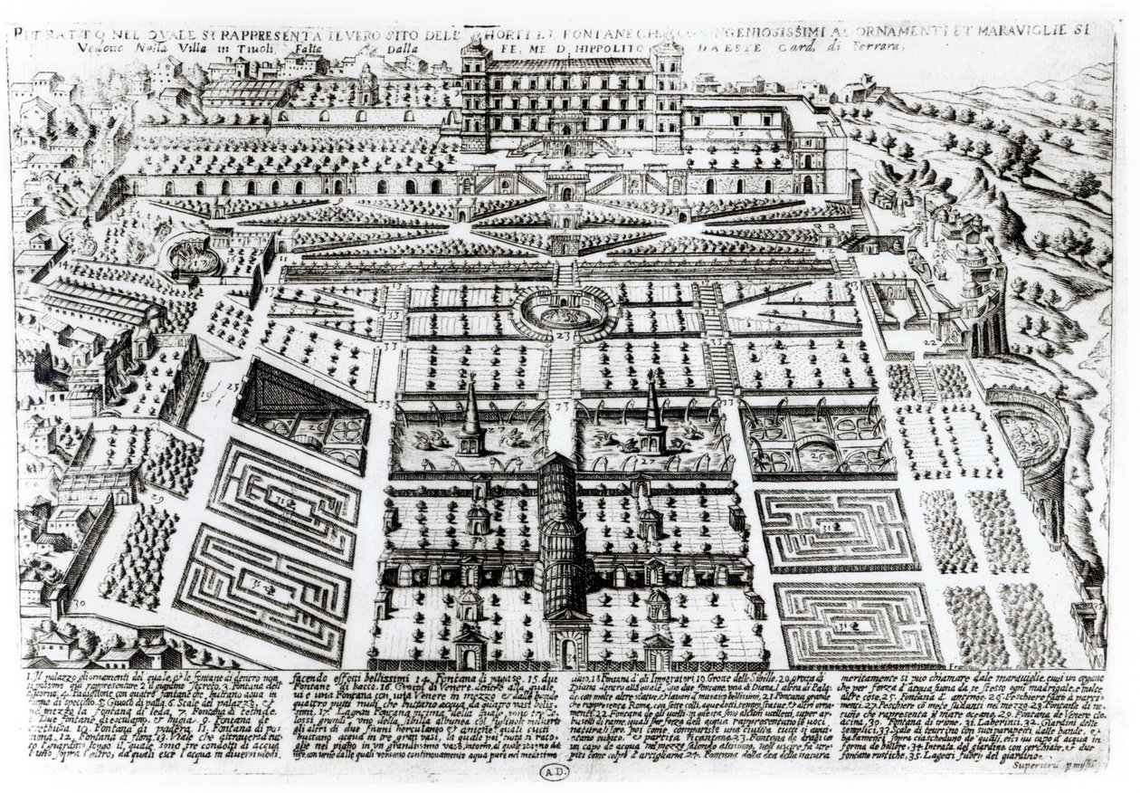 El Palacio y Jardines de la Villa d