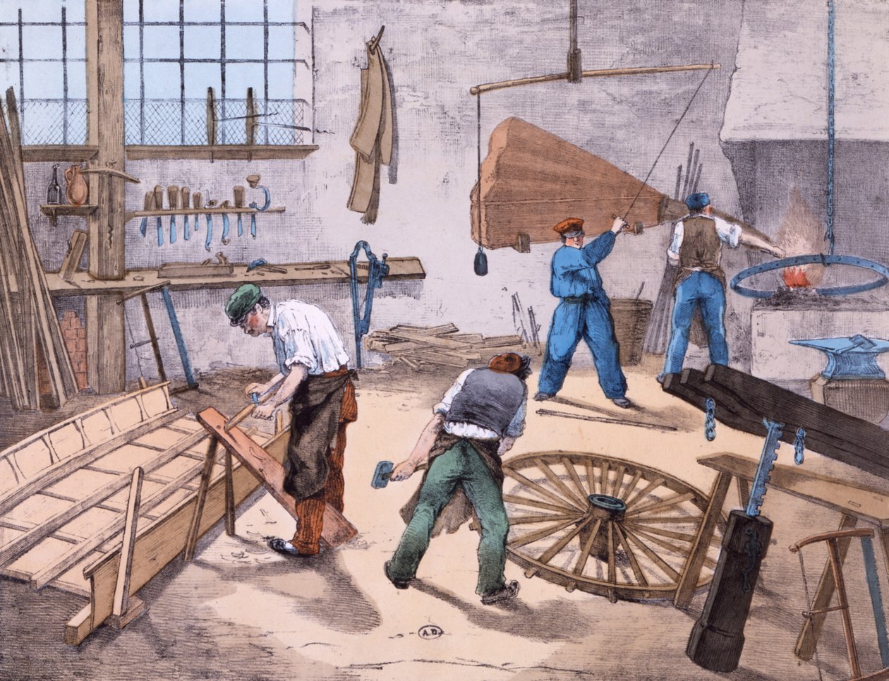 El carretero, c.1860 de French School