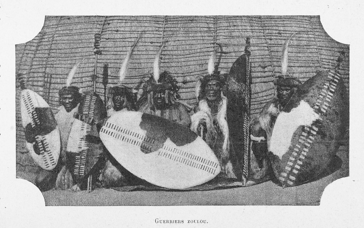 Las canoas del río Ogooué, ilustración de 
