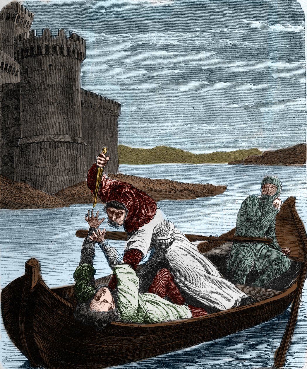 La muerte del Príncipe Arturo de French School