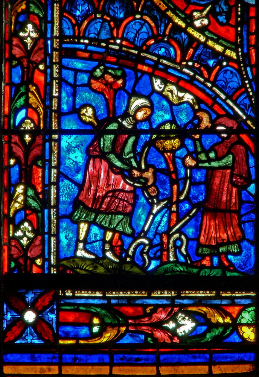 Los donantes - viticultores trabajando en la poda de las vides de French School