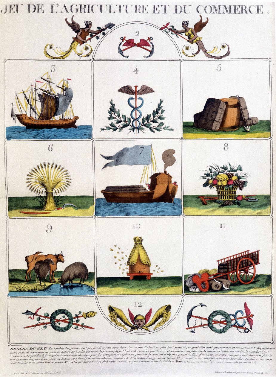 El juego de la agricultura y el comercio de French School