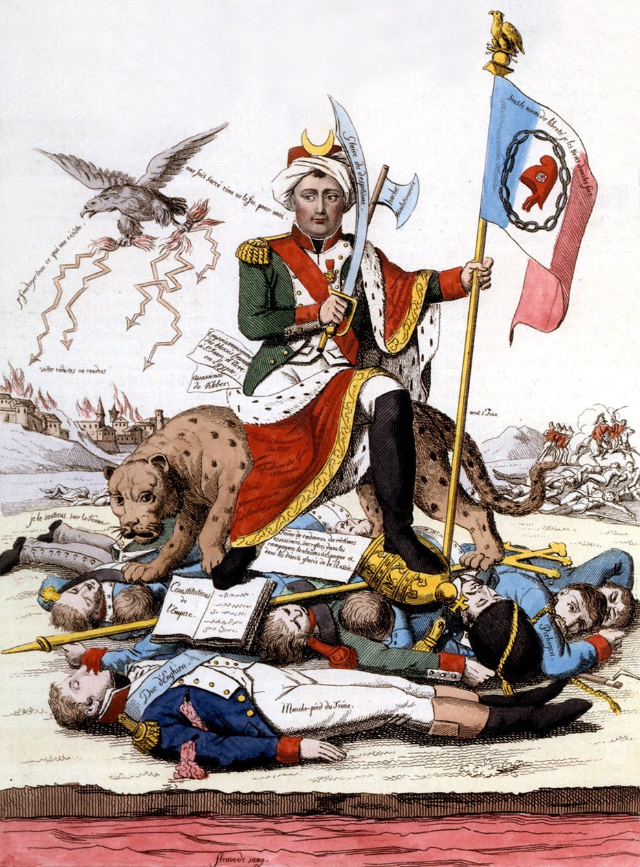 La última palabra en canibalismo (grabado) de French School