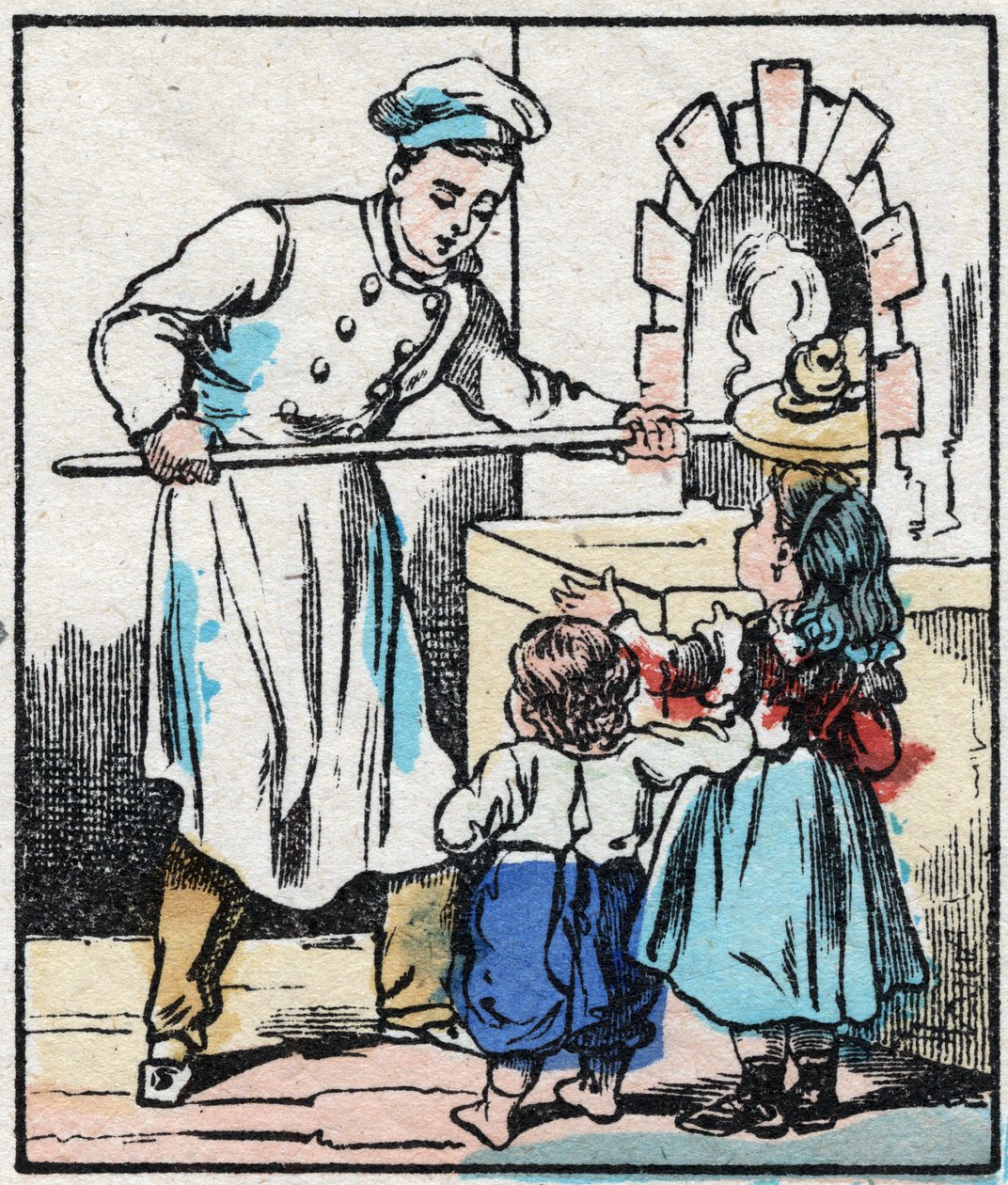 El pastelero. Grabado en “La chanson des metier”. Imagen de Épinal, finales del siglo XIX. Colección privada de French School