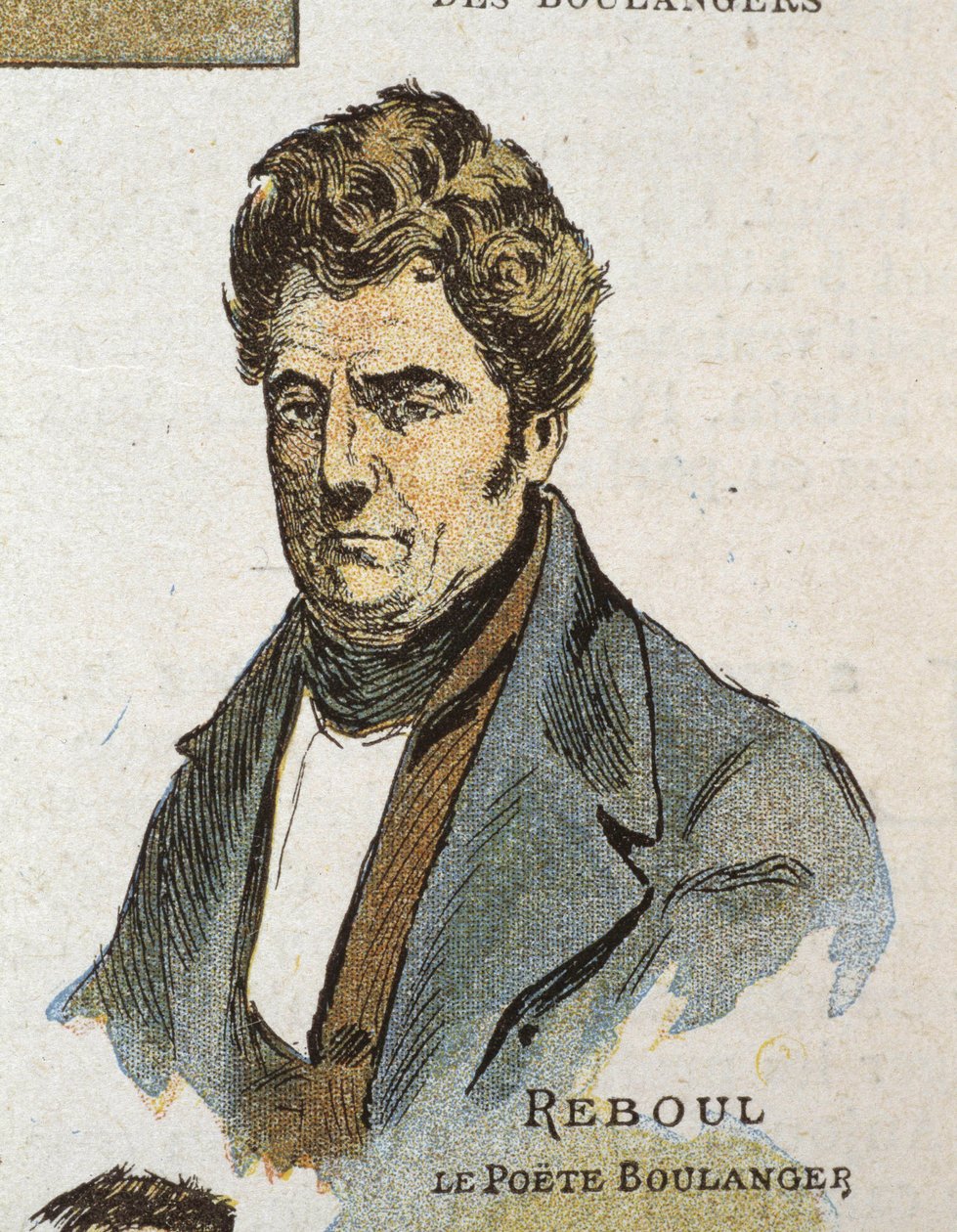 El poeta Reboul apodado “El Panadero de Nîmes” (1796 - 1864) de French School