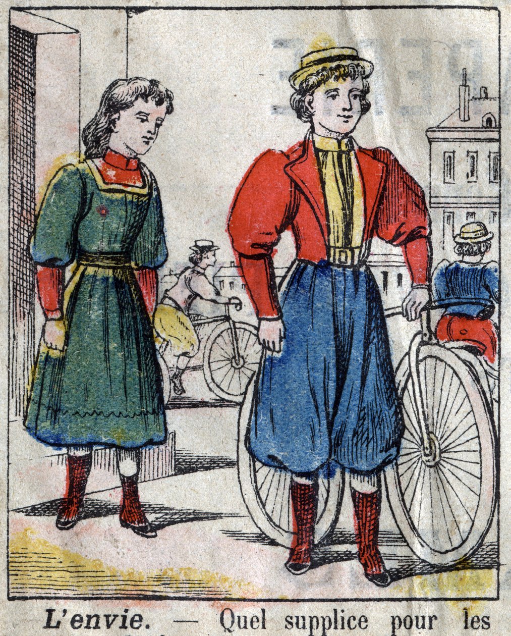 Los siete pecados capitales: envidia. Imagen de Epinal de finales del siglo XIX. (I sette peccati o vizi capitali) de French School