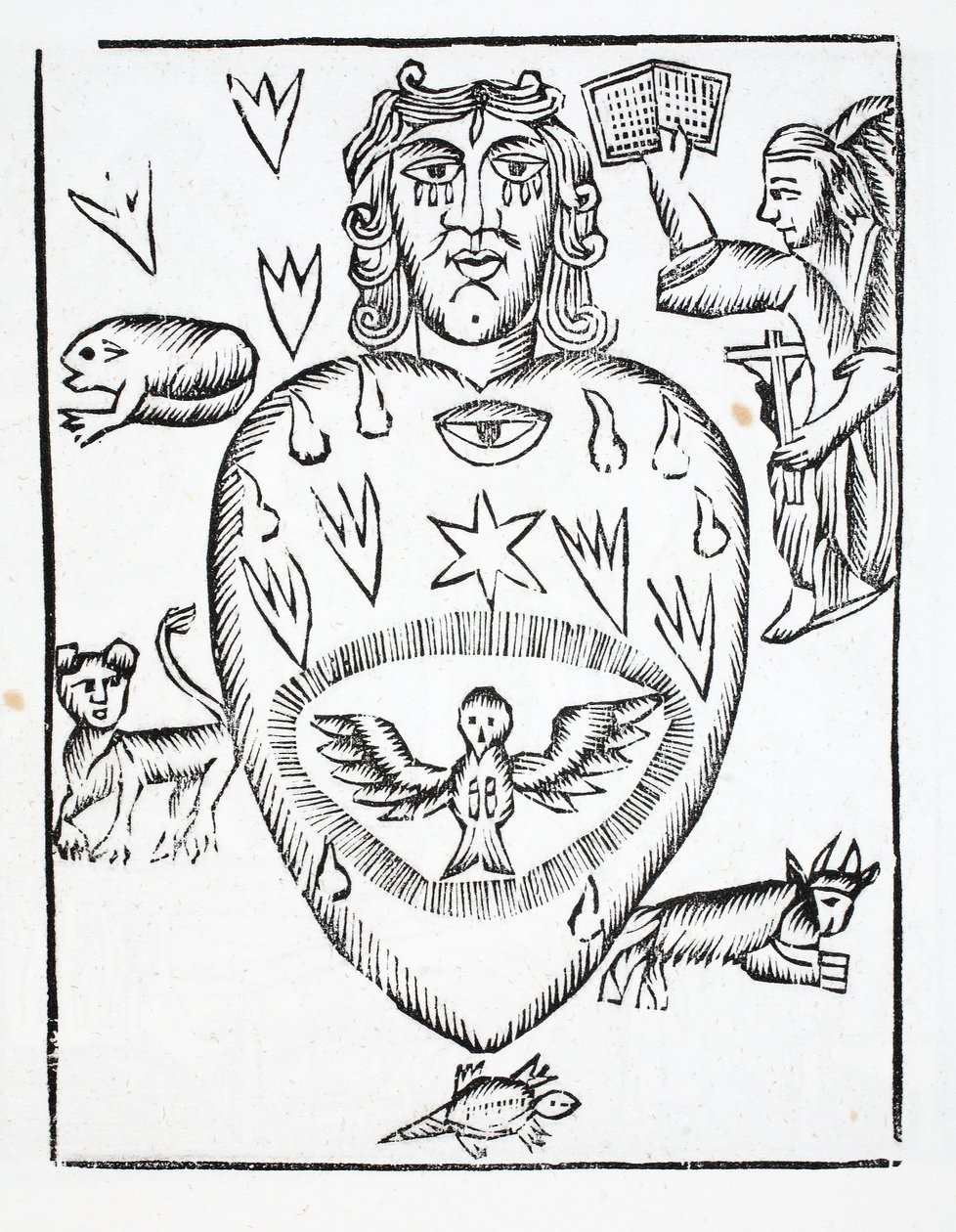 El estado del hombre lamentando haber ofendido a Dios de French School