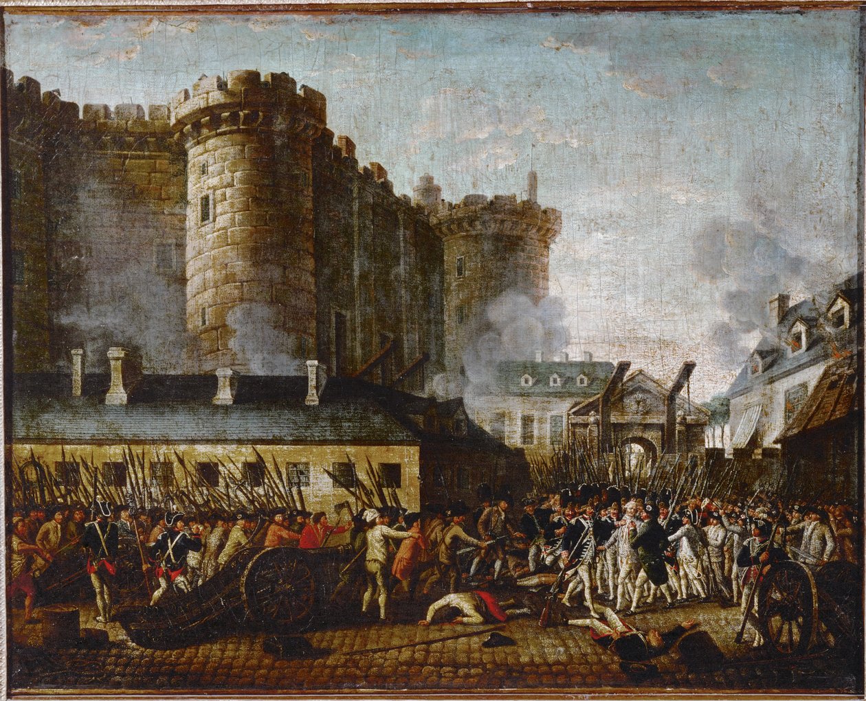 La toma de la Bastilla ... de French School