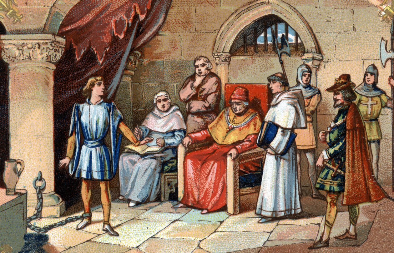 El juicio de Juana de Arco el 28 de mayo de French School