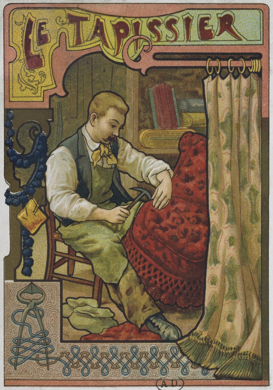 El tapicero, c.1900 de French School