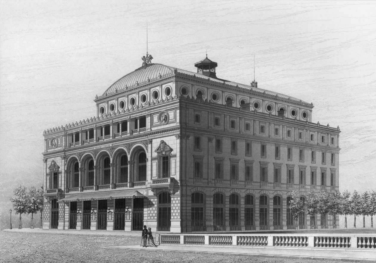 Teatro Lírico, ahora el Teatro de la Ville, Place du Chatelet, París de French School