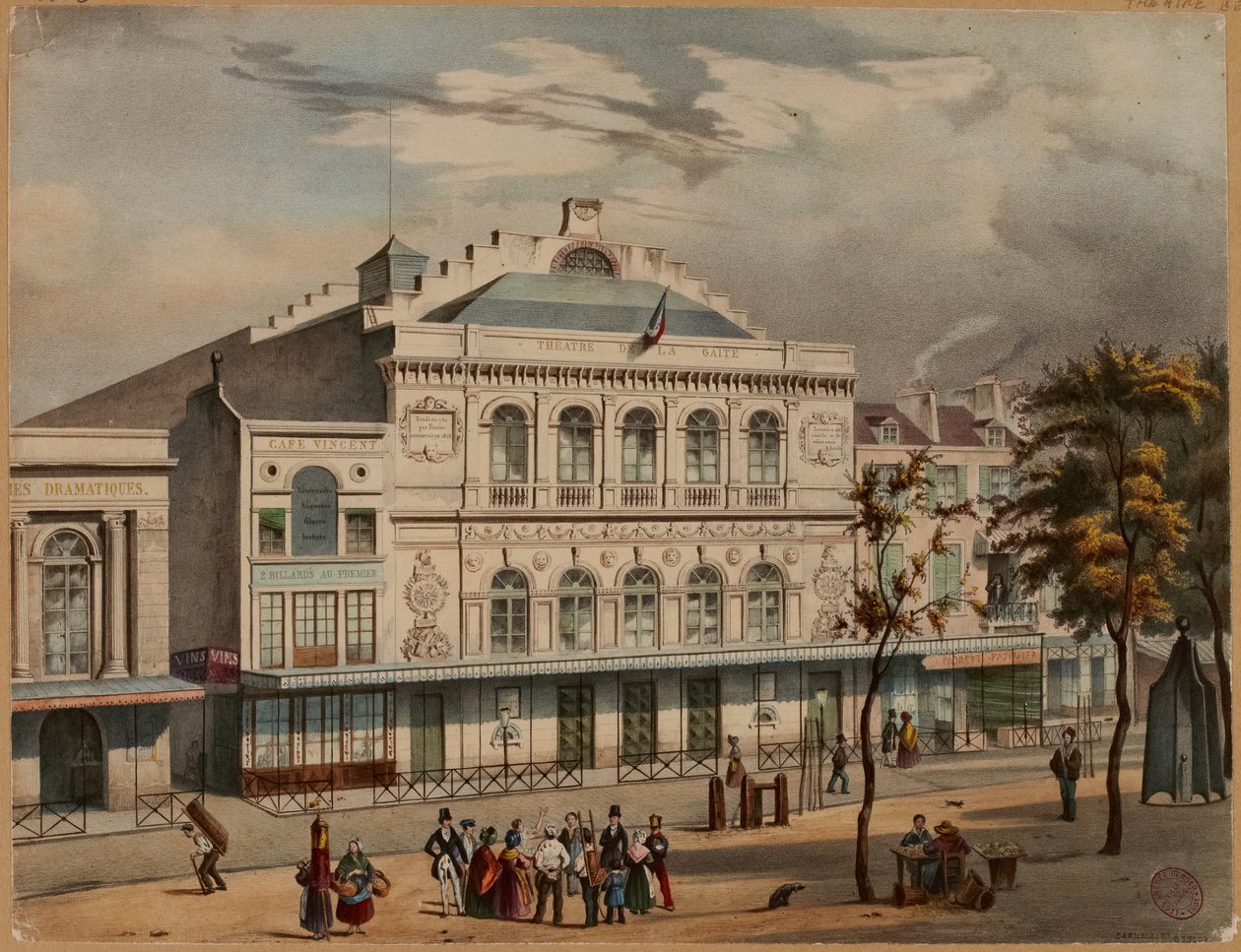 Teatro de la Gaite, París de French School