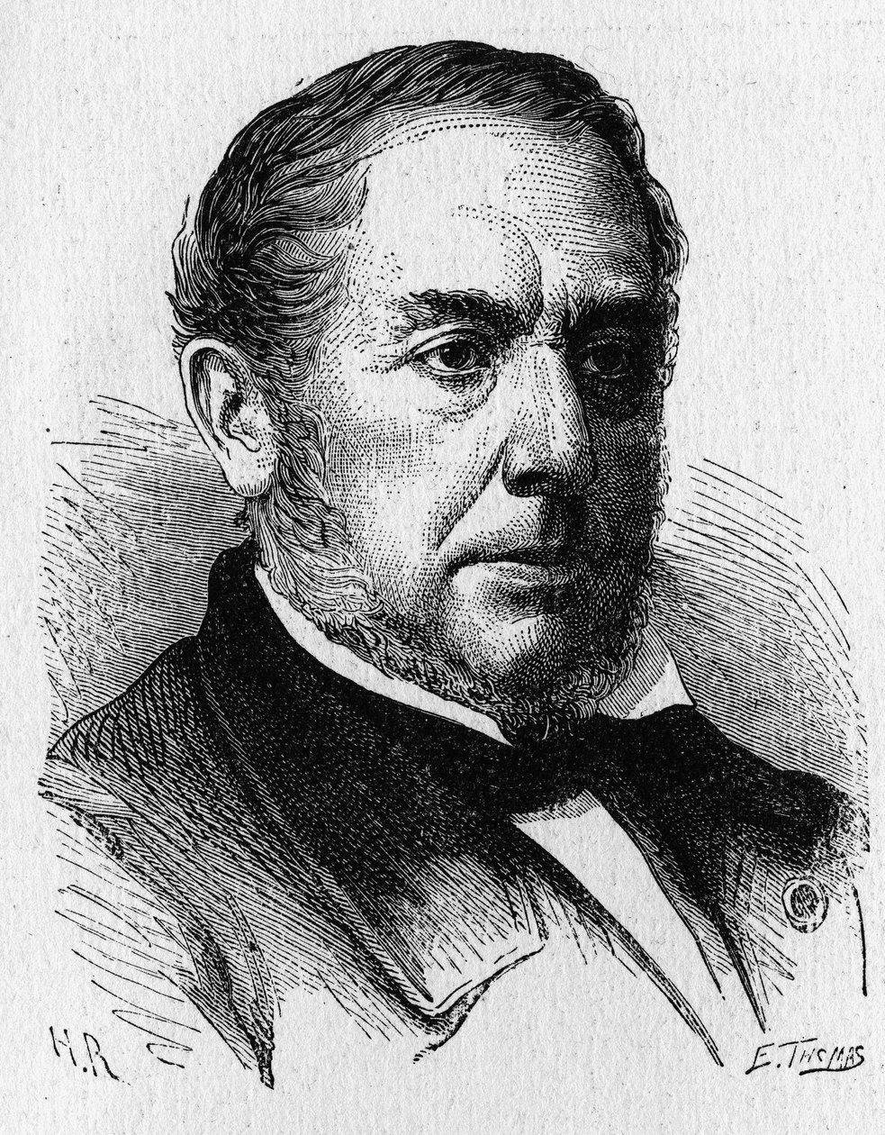 Théophile Jules Pelouze (1807 - 1867), químico francés - en “Album de la Science; illustrious scientists; Great discoveries” 1896. de French School