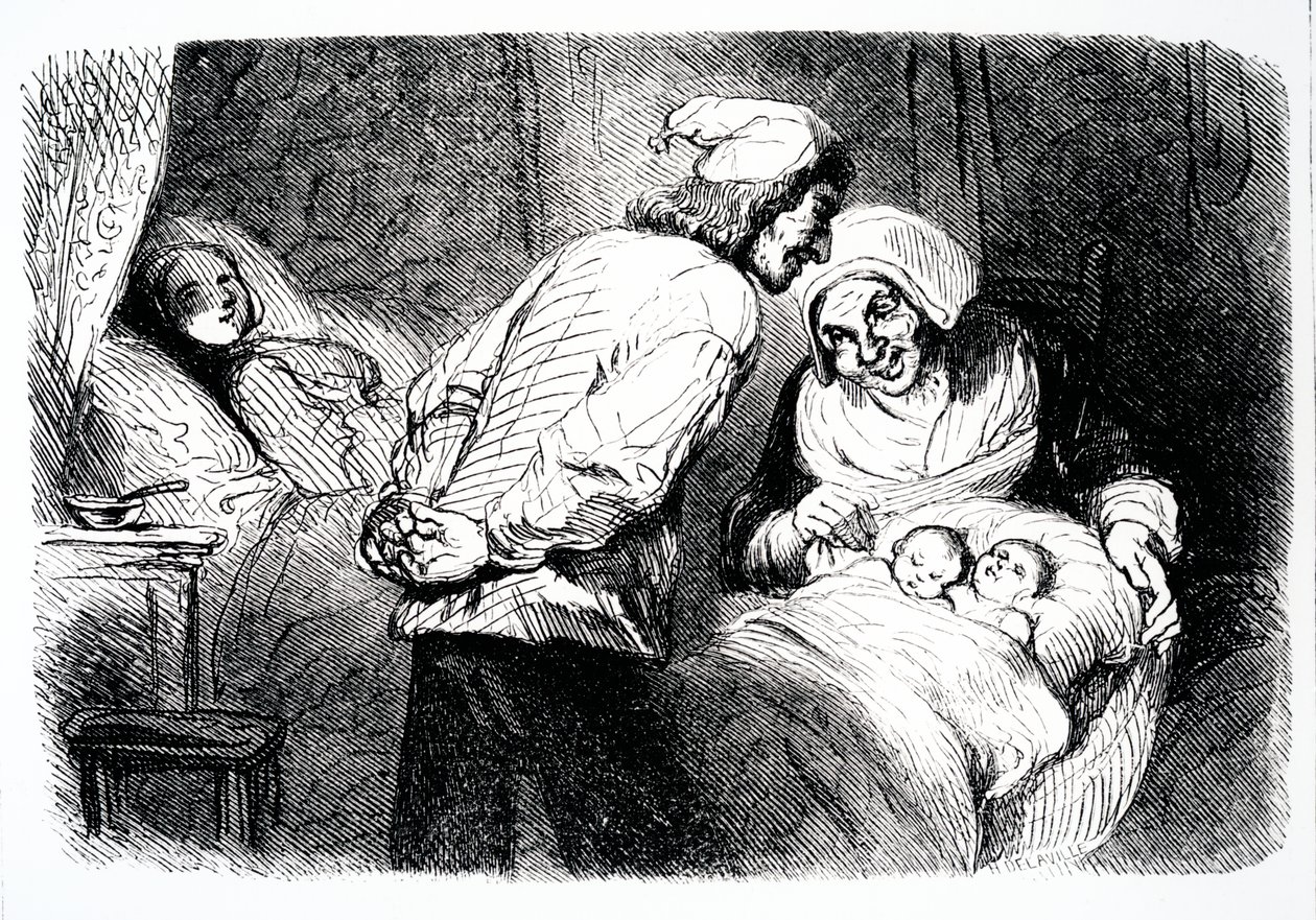 Página de título de La Pequeña Fadette por George Sands, 1852 de French School