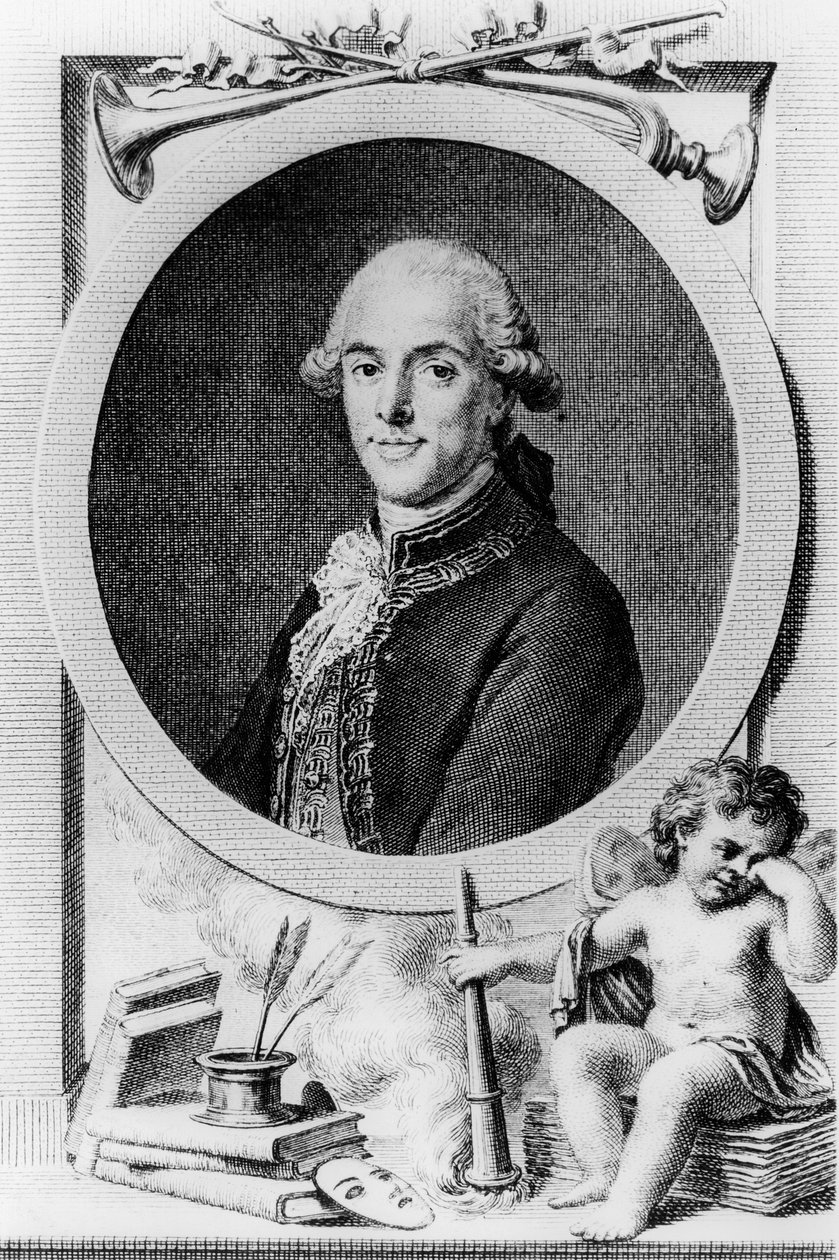 Tomás de Iriarte (grabado) de French School