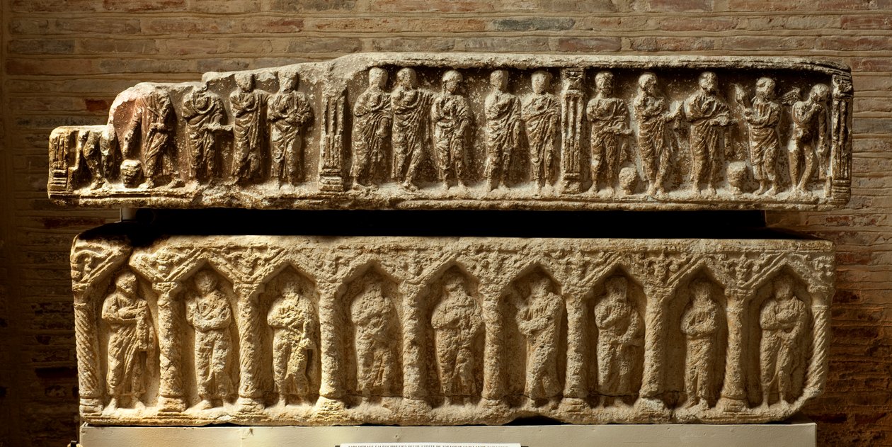 Tumba de Guillermo Taillefer, Conde de Toulouse, siglos IV-V de French School